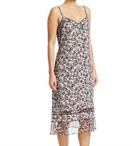 Rag and bone silk floral slip dress
